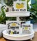 3-Piece Summer Lemon Décor Set – Farmhouse Lemon-Themed Wooden Box Signs for Tiered Tray, Table, Desk, Shelf, and Kitchen Decoration